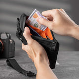 Zip Clutch: With wristband, Passport holder